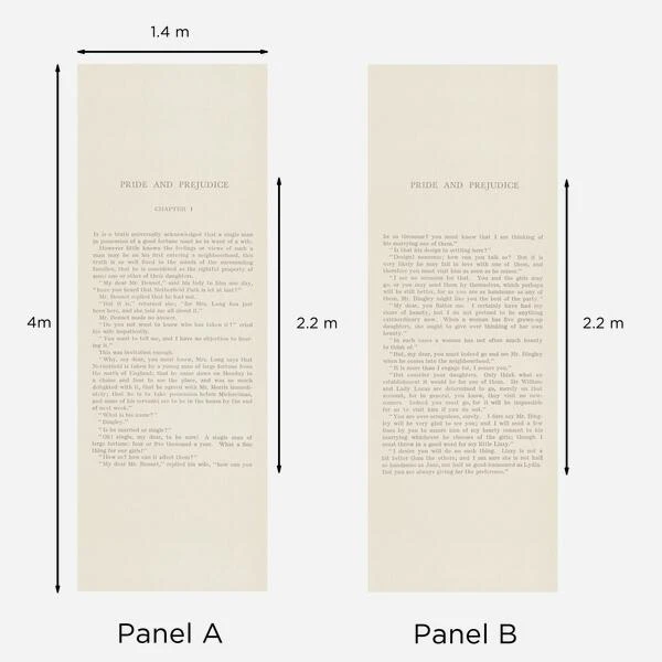 Pride & Prejudice Wallpaper, Large Panel A + B 4 Pride & Prejudice Wallpaper, Large Panel A + B - Image 2