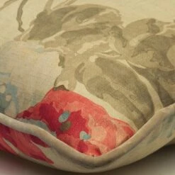 Peony Sea Coral Cushion -Andrew Martin 345147 peony sea coral fb medici stone p cnr sml