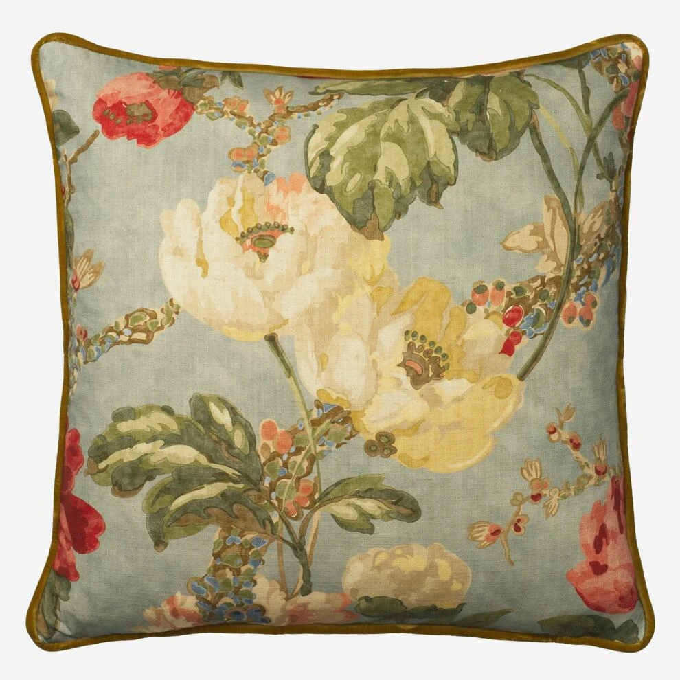 Peony Summer Sky Cushion 3 Peony Summer Sky Cushion