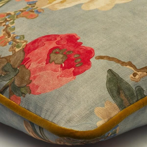 Peony Summer Sky Cushion 4 Peony Summer Sky Cushion - Image 2