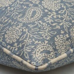 Sunflower Denim Cushion -Andrew Martin 345661 sunflower denim fb otter denim p cnr sml