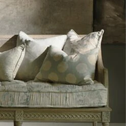 Beehive Duck Egg Cushion -Andrew Martin 346278 peony cloud mayfly cloud buttercup duck egg beehive duck egg