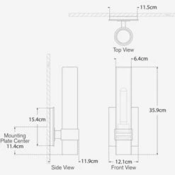 Presidio Outdoor Wall Light Outdoor Wall Light -Andrew Martin 346612 presidio 14 22 outdoor sconce tech