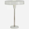 Carlo Table Lamp, Polished Nickel & Antique White 2 Carlo Table Lamp, Polished Nickel & Antique White -Andrew Martin 346745 carlo white
