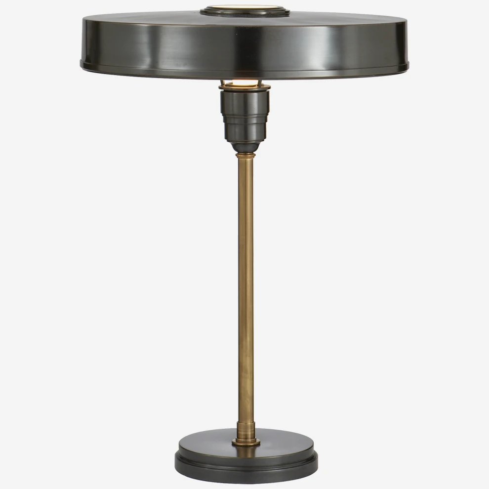 Carlo Table Lamp, Bronze & Hand Rubbed Antique Brass 3 Carlo Table Lamp, Bronze & Hand Rubbed Antique Brass