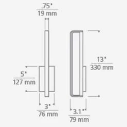 Banda Wall Light -Andrew Martin 346987 banda tech