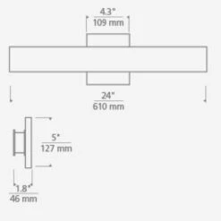 Bau Wall Light -Andrew Martin 347022 bau tech