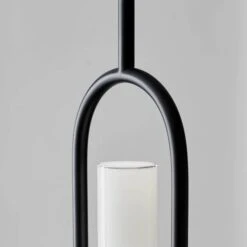 Calumn Pendant Light -Andrew Martin 347265 calumn pendant light nightshade black detail 2