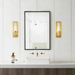 Linger Wall Light -Andrew Martin 347344 linger wall light natural brass life 1