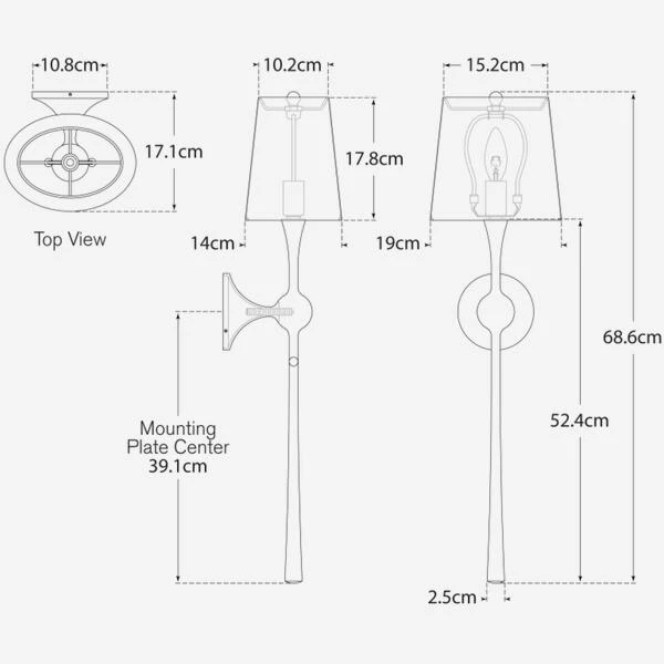 Dover Wall Light 4 Dover Wall Light - Image 2