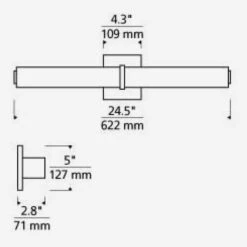 Milan Wall Light 13 Milan Wall Light -Andrew Martin 348164 milan double wall light tech