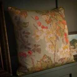 Midsummer Sage Cushion -Andrew Martin 351040 misummer sage cushion lifestyle sml