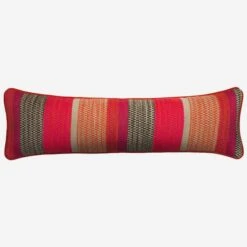 Llama Orange Draught Excluder Cushion