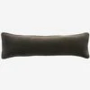 Medici Charcoal Draught Excluder Cushion -Andrew Martin 352986 medici charcoal draught excluder wool sml