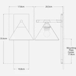 Cleo Wall Light -Andrew Martin 353879 cleo sconce tech