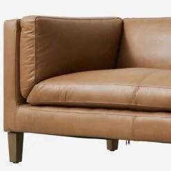 Morse Sofa -Andrew Martin 355323 morse sofa3s nat wash camel w oak 9