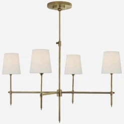Bryant Large Chandelier - Hand-Rubbed Antique Brass Light