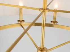 Circular Pendant -Andrew Martin 37053 durham aged brass detail 2