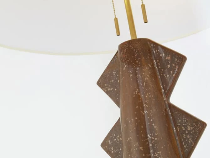 Striking Table Lamp With A Ceramic Glaze 4 Striking Table Lamp With A Ceramic Glaze - Image 2