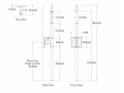 Modern Wall Light -Andrew Martin 49726 reagan large wall