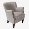 Greyhound Nile Stone Chair, Nile Stone -Andrew Martin 78182 greyhiound chair in nile stone angle ch0964 a