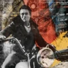 James Dean Plexiglass Artwork -Andrew Martin 84793 dean artwork