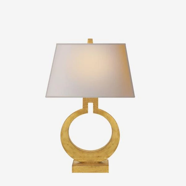 Ring Form Table Lamp, Gild 3 Ring Form Table Lamp, Gild
