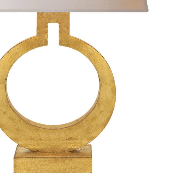 Ring Form Table Lamp, Gild 4 Ring Form Table Lamp, Gild - Image 2