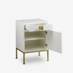 Millie Bedside Table -Andrew Martin 98611 millie bedside table open
